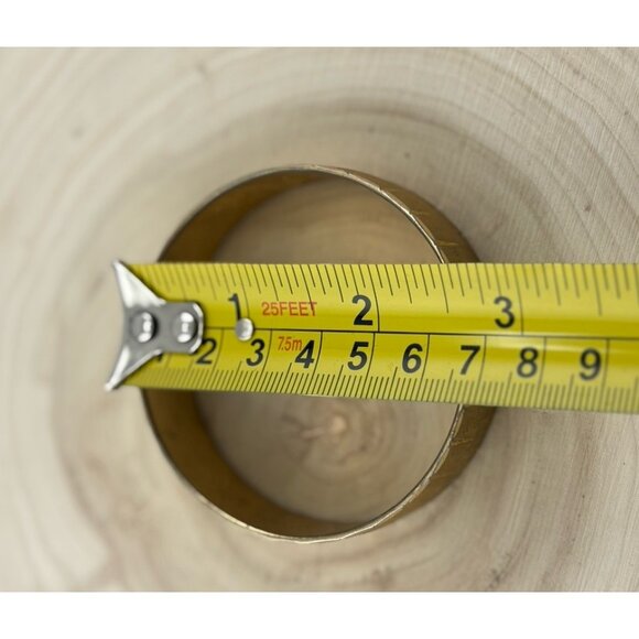 Vintage Signed MONET Bangle Bracelet Gold-Tone - Picture 4 of 4